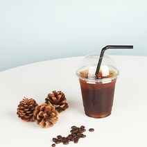 PET컵 12온스 92파이 아이스컵 + 뚜껑 세트 1000개 CUP.P 카페 테이크아웃컵, 무타공평(구멍X)