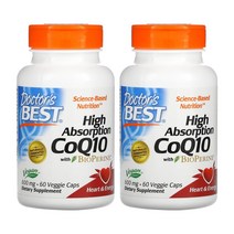1+1 닥터스베스트 코큐텐 바이오페린 600mg 60정 베지캡슐 코엔자임큐텐 블랙페퍼 유비퀴논 COENZYMEQ10