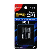 바코 BR311 2개입 311건전지, 1개