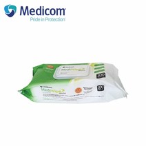 Medicom MediWipe 세정티슈 살균티슈 소독티슈 100매