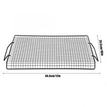 초벌기 그릴 고기 생선 굽는 기계 철 비 스틱 바베큐 바베큐 메쉬 핸들 랙 바베큐 메쉬 그물 야외 바베큐 캠핑 바베큐 메쉬, 은