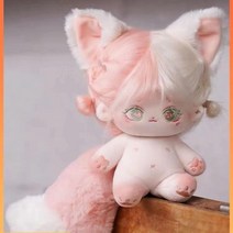 무속성솜인형 아이돌 20cm 몸체 모던 하얀 눈망울 키덜트 솜깅이 조카선물 수제, 인형단품 꼬리자석포함, 20CM(골격 있음