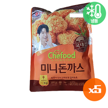 롯데푸드 쉐푸드 Chefood 미니돈까스380g 꼬마돈까스/돈카츠/간식/안주/반찬, 5개