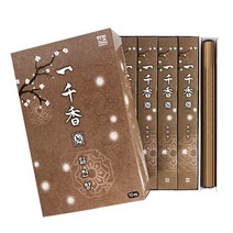 일천향 제사향 분향 40gx10입 제사향 인센스 원백 분향 기도 대용량 소원 일천향 도매, 단품