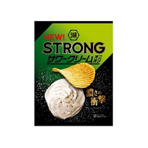 일본 코이케야 감자칩 STRONG 사워크림 양파 56g, 1개
