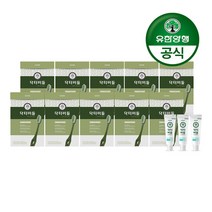 [유한양행]닥터버들 이중미세모 칫솔 6입 10개+여행용 치약 20gx3개, 상세페이지 참조, 상세페이지 참조