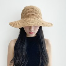 와이어 챙넓은 밀짚 버킷햇 RH006