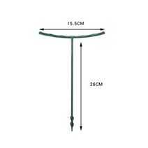 고추말뚝 고추지지대 고추대 고추대뽑기 고추말뚝 136pc 플라스틱 식물 지원 파일 스탠드 꽃 반원 온실 배열 고정 막대 홀더 정원 분재 도구, 1개, l