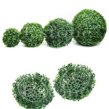 잔디 분재 인공 장식 12/15/20/25cm 그린 볼 숍 쇼핑몰 용품 웨딩 파티 야외 정원, 02 15cm