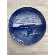 Antique 로얄코펜하겐 블루 플루트 접시, 1개