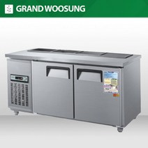 우성 반찬냉장고 테이블형 1500 업소용 밧드냉장고 CWS-150RBT, 올스텐, 아날로그, 좌측