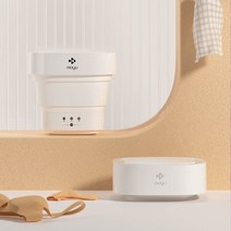휴대용탈수기 세차장걸레 Xiaomi Moyu 전기 미니 가정용 세탁기 접이식 배럴 여행 여행을위한 탈수 기능, 02 EUR