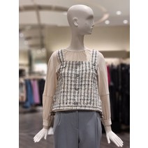 (오즈세컨)트위드슬리브리스탑&블라우스O22C9WTO114W(2194277)