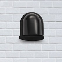 아파트 상가 외벽 환기구 연통 배수구 오염방지 후드캡 눈물방지, 블랙