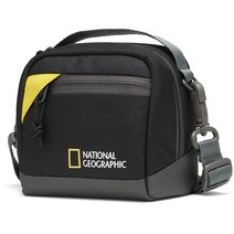 National Geographic 미디엄 숄더백 DSLR용 카메라 가방 렌즈 및 액세서리가 있는 미러리스 태블릿 수납공간 조절 가능한 스트랩 초경량 NG E1 2370, Pouch, 작은 주머니