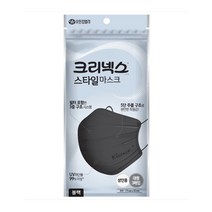 크리넥스 스타일 블랙 마스크 대형 3P, 3개입, 5개