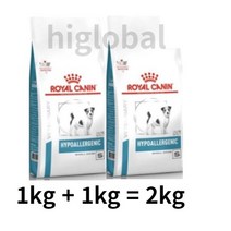 로얄캐닌 [정품] 하이포알러제닉 스몰독 1kg [최근제조상품], 9개, 2kg