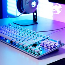 로캣 벌칸 텐키리스 프로 Vulcan TKL Pro 게이밍 키보드 White (한글 자판)