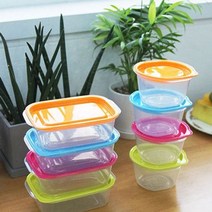 냉장고정리가 쉬운 일본산 모모코 찬통 4P세트 중 밀폐용기 반, 엘리후 270ml