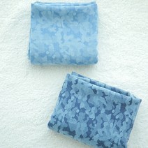 자투리 면20수 데님쟈가드 카모플라쥬 택1, 면20수 데님쟈가드 카모플라쥬 스카이블루