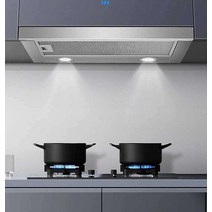 주방후드 매립형 업소용 주방 환풍기 아일랜드후드, 900mm 이중 모터  120mm 연기 파이프