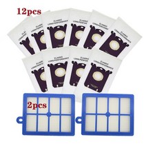 Bpfire 교체 Hepa 필터 먼지 봉투 일렉트로룩스 청소기 및 S-BAG 백 aeg, 08 14pcs, 한개옵션1