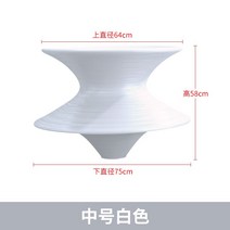 팽이의자 회전 인천공항 스핀체어 호텔 시선집중 스핀 인테리어체어, 흰색(중/64x58x75cm)