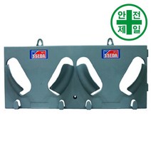 안전모걸이대 SSEDA-2구용 (그레이-54x24cm) 안전모 헬멧 걸이대 보관함