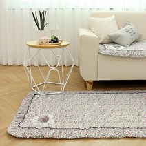 집에 바이올렛 시어서커 돌쇼파 쇼파 패드 매트