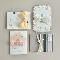 주틴 청첩장 리본 7종, 1 roll, 피치블러썸 (50y 83%OFF)