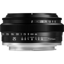 TTArtisan 티티아티산 25mm f2 단렌즈 니콘 소니 후지 캐논 크롭렌즈, 캐논 EF-M
