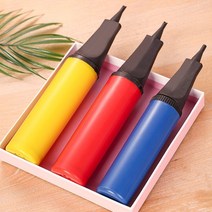 풍선공기 손 에어펌프 주입기 바람넣는 기계 도구 펌핑 가랜드 이벤트 학교 돌잔치 생일, A) 색상랜덤1p