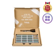 LG생활건강 쉬크 쿼트로4 티타늄 날14입+면도기