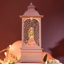 크리스마스 스노우볼 반짝이 자장가 산타 엔틱 키트, 블루