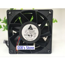 라디에이터 CPU 쿨러 팬 델 서버 PC PFC1212DE 12038 DC 12V 4.80A -9E1B 12CM 120*120*38mm P/N 2J51K-A0, 한개옵션0