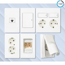 진흥전기 V 시리즈 화이트 스위치 콘센트 통신 커버 모음, 25.USB콘센트3구