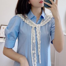 여성 손뜨개 넥케이프 레이스 케이프 페이크카라 미니숄 어깨숄 두 벌