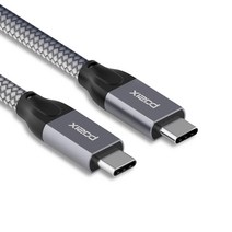 스마트폰 C TO C타입 고속 충전 케이블 100W 삼성 덱스 맥북 노트북 미러링 충전선 데이터 전송 USB 3.1, 0.5m, 1개
