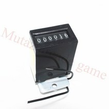 아케이드 기계위한 5 개몫 12V 나사 유형 6 자리 동전 카운터 예비 품목, 01 1pc
