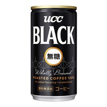 UCC 블랙 무당 커피 캔 커피 185ml×30개