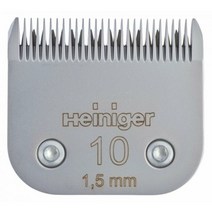 하인이거 Heiniger 고양이 강아지 클리퍼 쉐이빙 헤드날 사이즈10 절단날 1.5mm