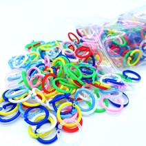 플라스틱 카드링 칼라링 500개입, 20mm