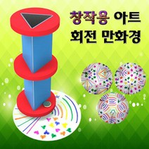 집콕과학 창작용 아트 회전 만화경 만들기 1개