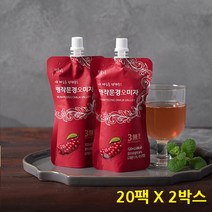 문경오미자 오미자 리그난 쉬잔드린 원액 주스 진액 엑기스 농축액 차 즙 추출물 열매 피부관리 유기산 파우치 효능 문경오미자밸리, 40팩