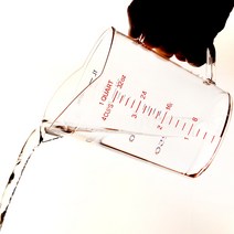 PC 계량컵 이유식 컬러눈금 투명눈금 비커 플라스틱, 1000ml, 1000ml(32oz)