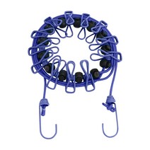 홈 호텔에 대 한 휴대용 여행 빨랫줄 캠핑 실내 야외 조정 가능한 끝 후크 12 Clothespin 이동식 잠금 구슬 # g, A_우크라이나