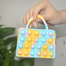 키콘토이 동전 미니 핸드백 팝잇 푸쉬팝 피젯토이 미니가방 푸시팝 이어폰케이스