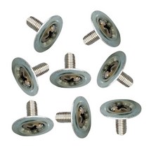 실버 앰프를 설정합니다. 블랙 스노우보드 바인딩 나사 세트는 대부분의 바인딩 스키 액세서리 스키 야외 스포츠 부품 교체에 적합합니다., 은