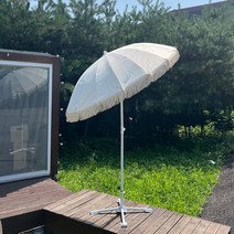 비치 대형 감성 캠핑 파라솔 테라스 옥상 그늘막 오프슬로우, 오프슬로우 파라솔