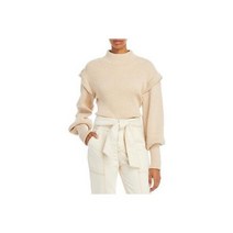 Jonathan Simkhai 조나단 심카이 여성 골지 모조 목 크롭 스웨터 셔츠 7438